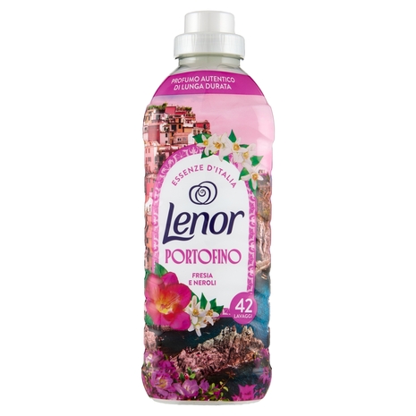Lenor Essenze D'Italia Portofino Ammorbidente Concentrato Fresia e Neroli, 42 Lavaggi 882 ml